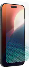 Angle. ZAGG - Glass XTR4 Advanced Edge-to-Edge Screen Protector for Apple iPhone 16 Pro Max - Clear.
