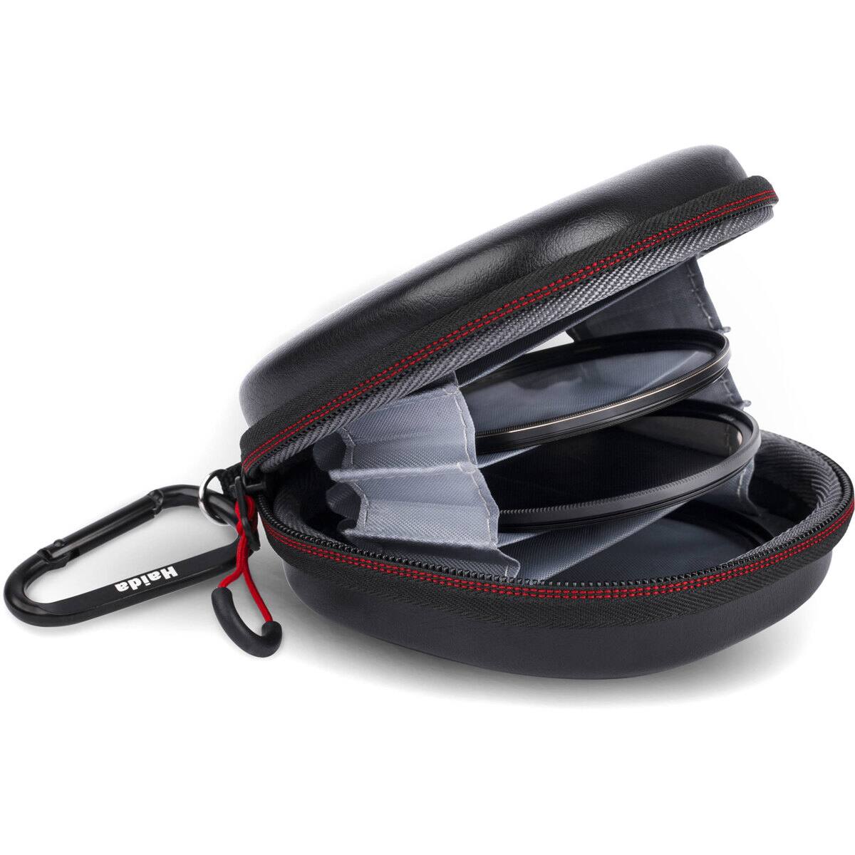Alt View 2. Haida - Haida Hard Tortoise Travel Case with Carabiner for Five 82mm Filters.