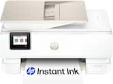 HP - Envy Photo 7975 Wireless AI-Enabled All-in-One Inkjet Printer w/ 3 Months of Instant Ink - White