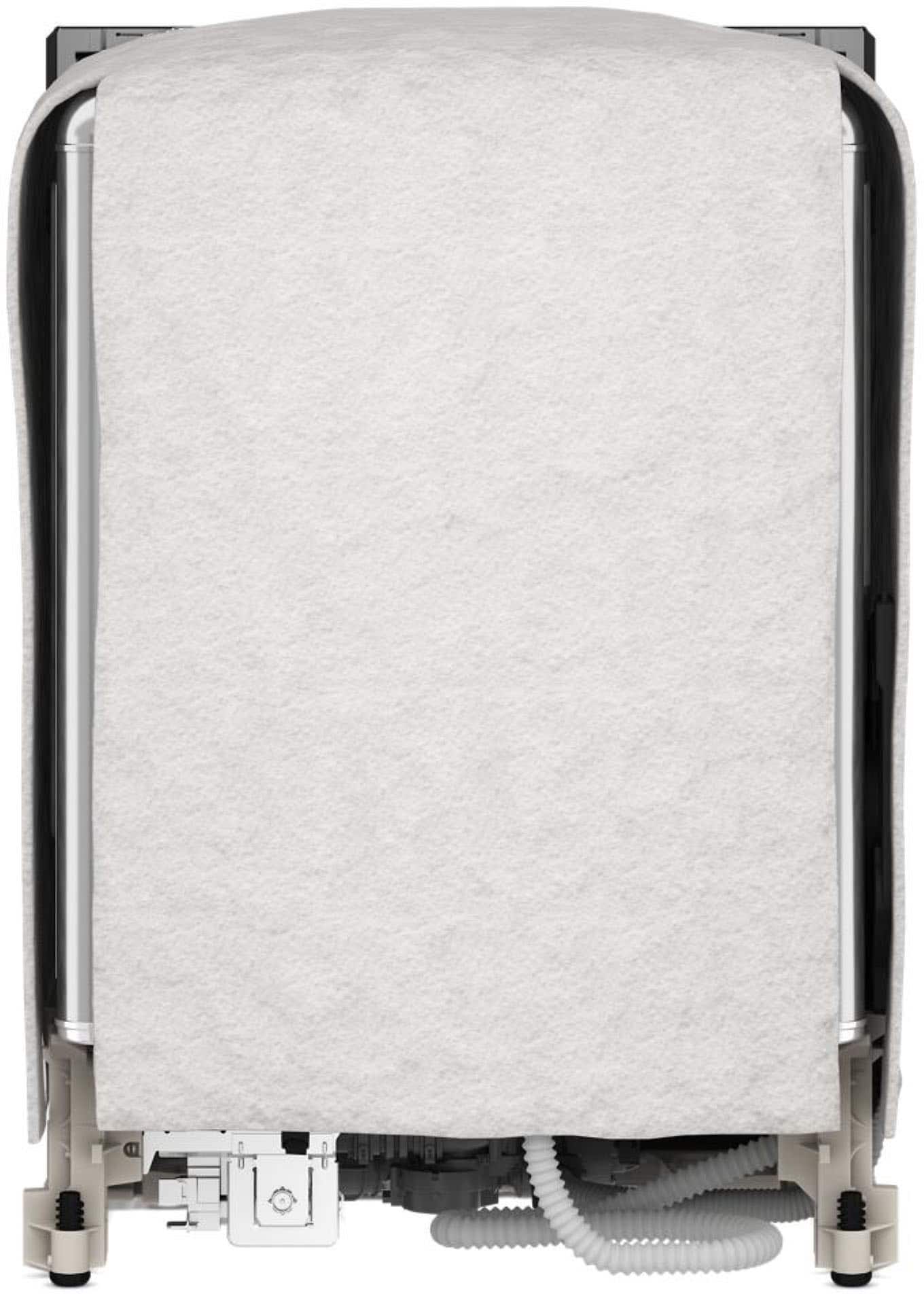 KitchenAid - 24" Top Control Built-In Dishwasher with Third Level Utensil Rack and 47 dBA - White - Back_Zoom