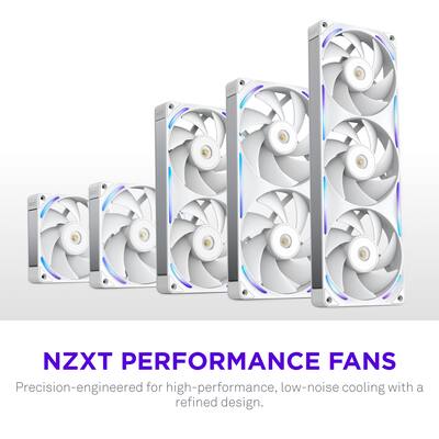 NZXT F120X Performance Fan 120mm PWM RGB Computer Case Fan with NZXT F120X Performance Fan 120mm PWM RGB Computer Case Fan with