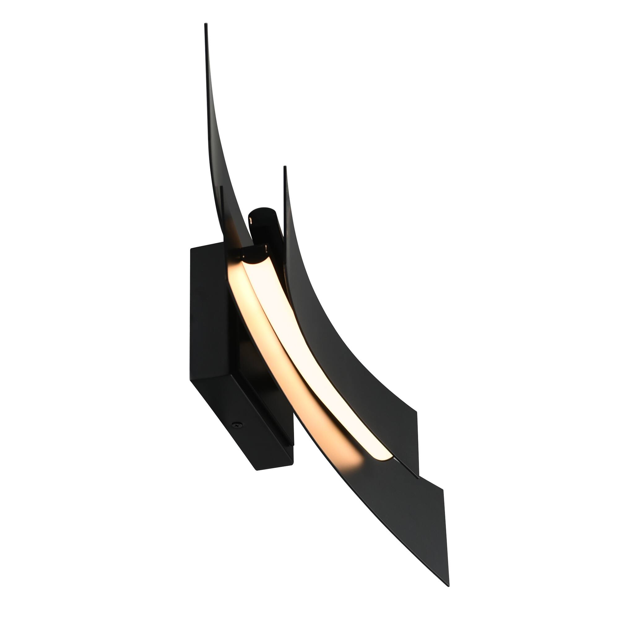 Alt View 1. CWI Lighting - Candora Integrated LED Black Vanity Light - Black.