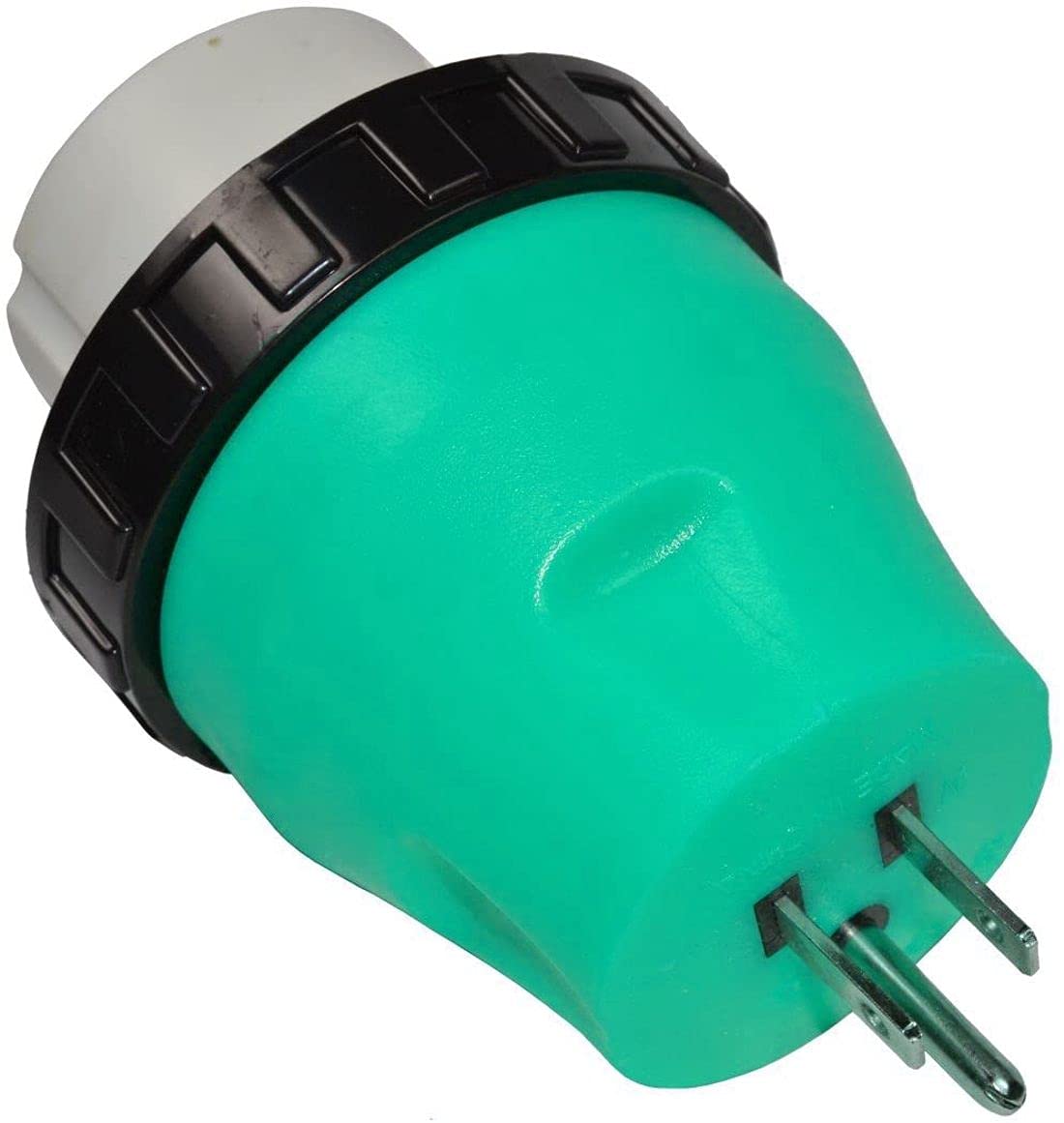 Alt View 2. HQRP - RV Power Adapter 15 A Male to 50 A Female Twist Lock NEMA 5-15P to SS2-50R - Green.