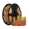 Front. Flashforge - PLA Silk Rainbow 3D Printer Filament-1.75mm-1kg (2.2 lbs) Spool - Metal Rainbow.