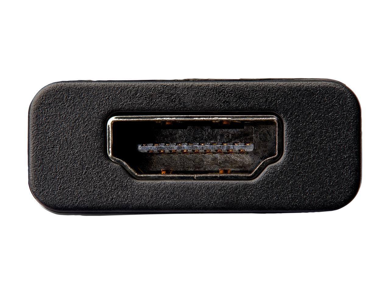 Alt View 3. StarTech.com - StarTech.com DP2HD4K60H DisplayPort to HDMI Adapter with HDR - 4K 60Hz - Black - DP to HDMI Converter.