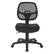 Front. OSP Home Furnishings - Mesh Screen Back Task Chair with Fabric Seat - Black.