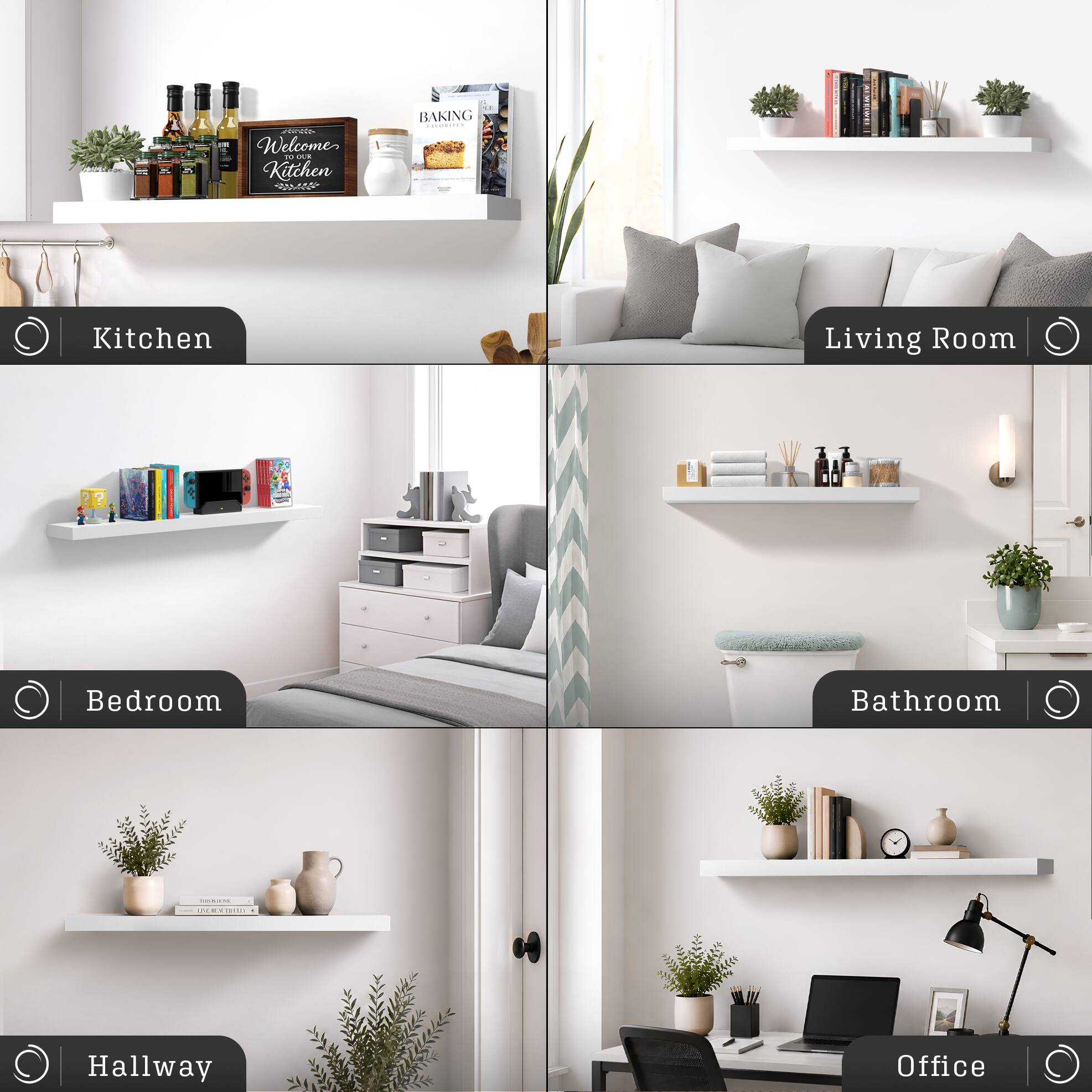 nurboh Welcome 90 OLE Kitchen

ILE BAKING IMORITES

Kitchen
Living Room
Bedroom
Bathroom
Hallway
Office