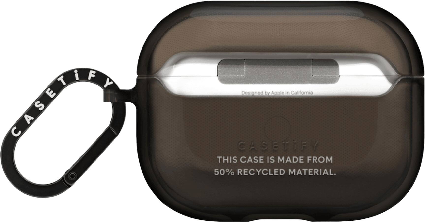 CASETiFY  
Designed by Apple in California  

CASETiFY  
THIS CASE IS MADE FROM 50% RECYCLED MATERIAL.