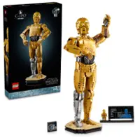 LEGO - Star Wars C-3PO Buildable Droid Figure for Build and Display 75398 - Front_Zoom