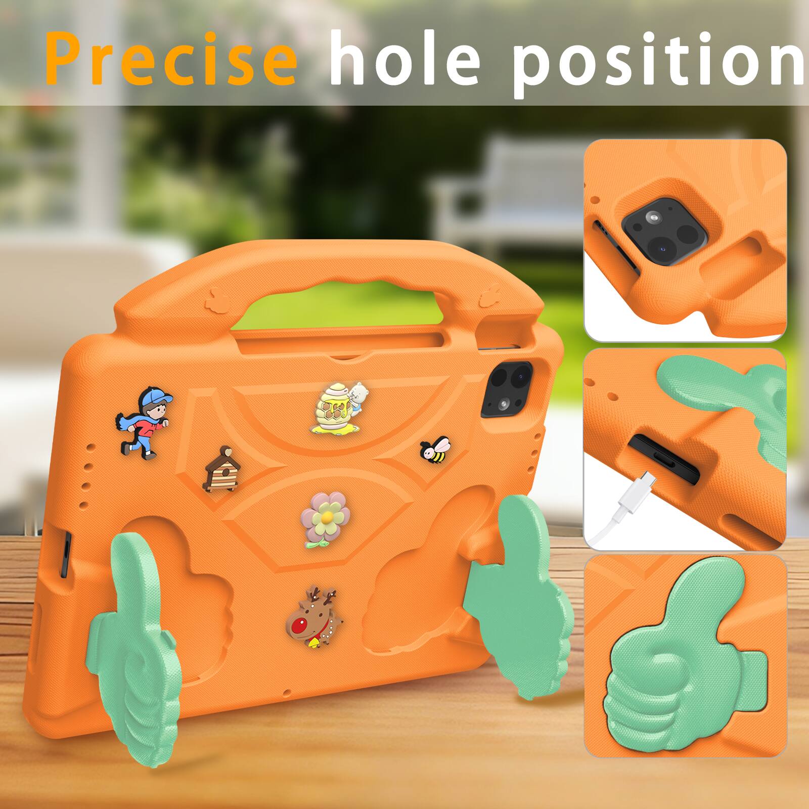 Precise hole position