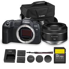 Canon EOS R8
Canon 50mm f/1.8
Canon 64GB SD Card (300 MB/s, V90)
Canon Camera Bag
Canon Lens Cap
Canon Battery Charger
Canon Battery