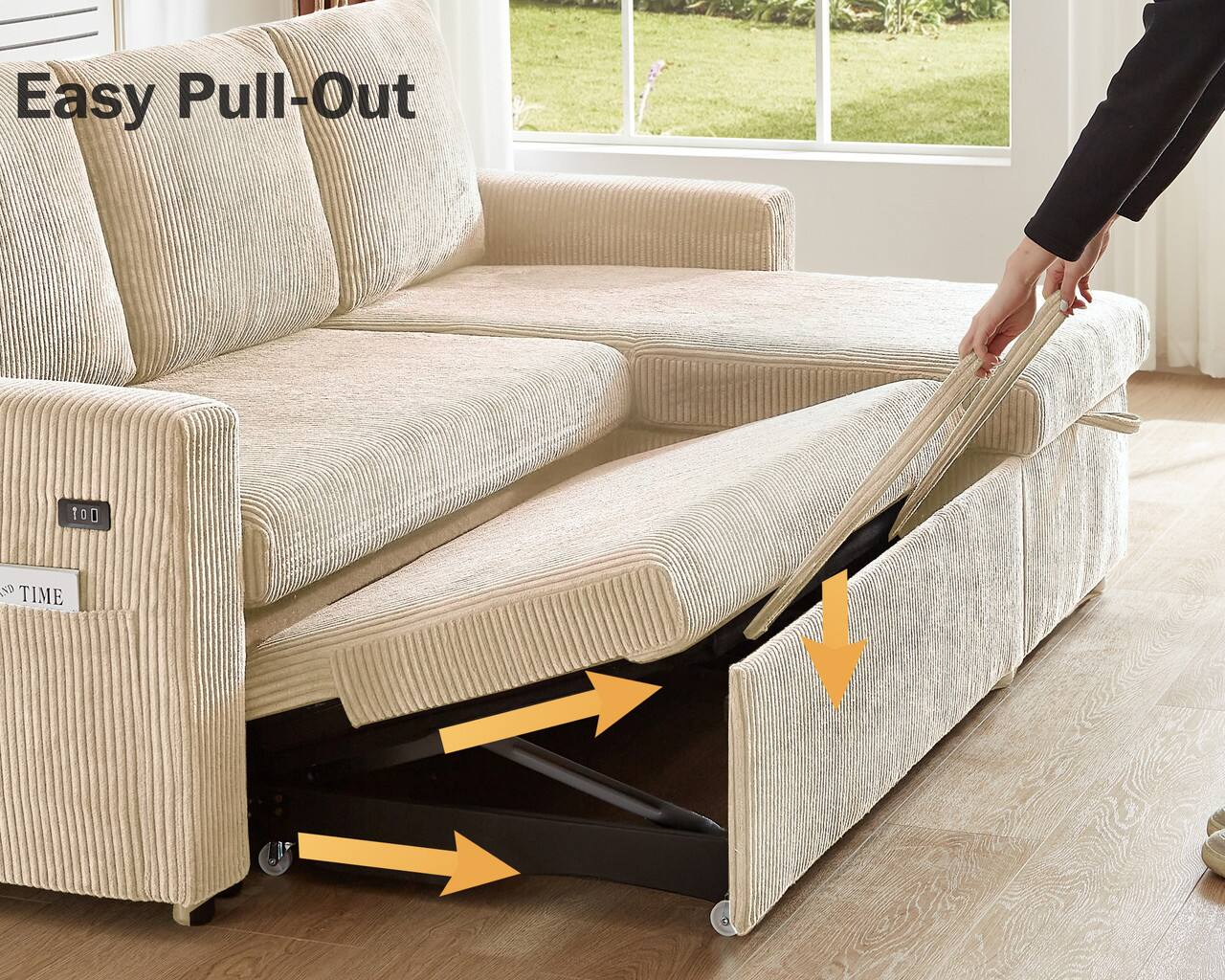 Easy Pull-Out  
100  
TIME