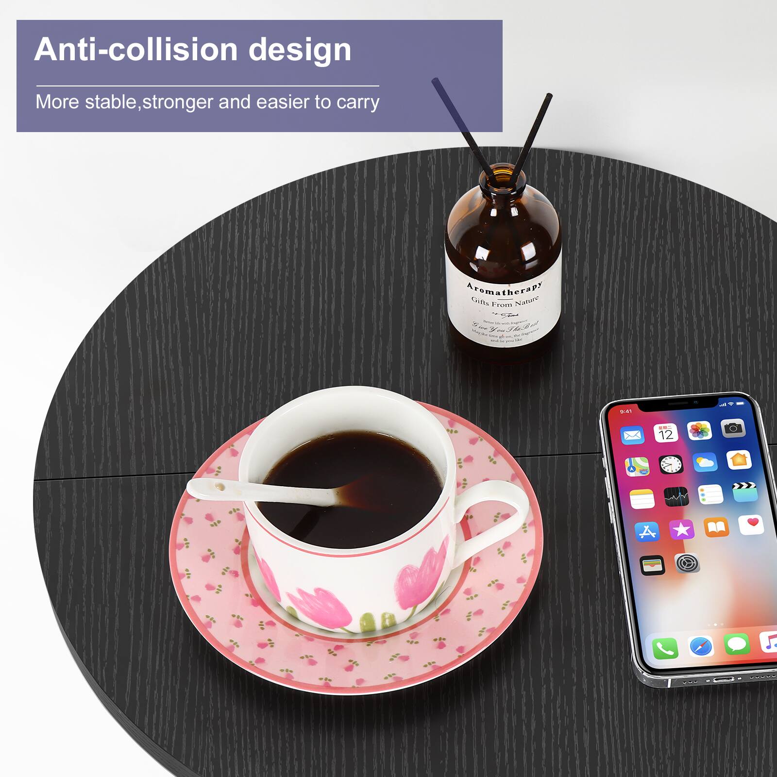 Anti-collision design  
More stable, stronger and easier to carry  

Aromatherapy Oils From Nature  
TEN 2 - m  
MAc - 1 4 12