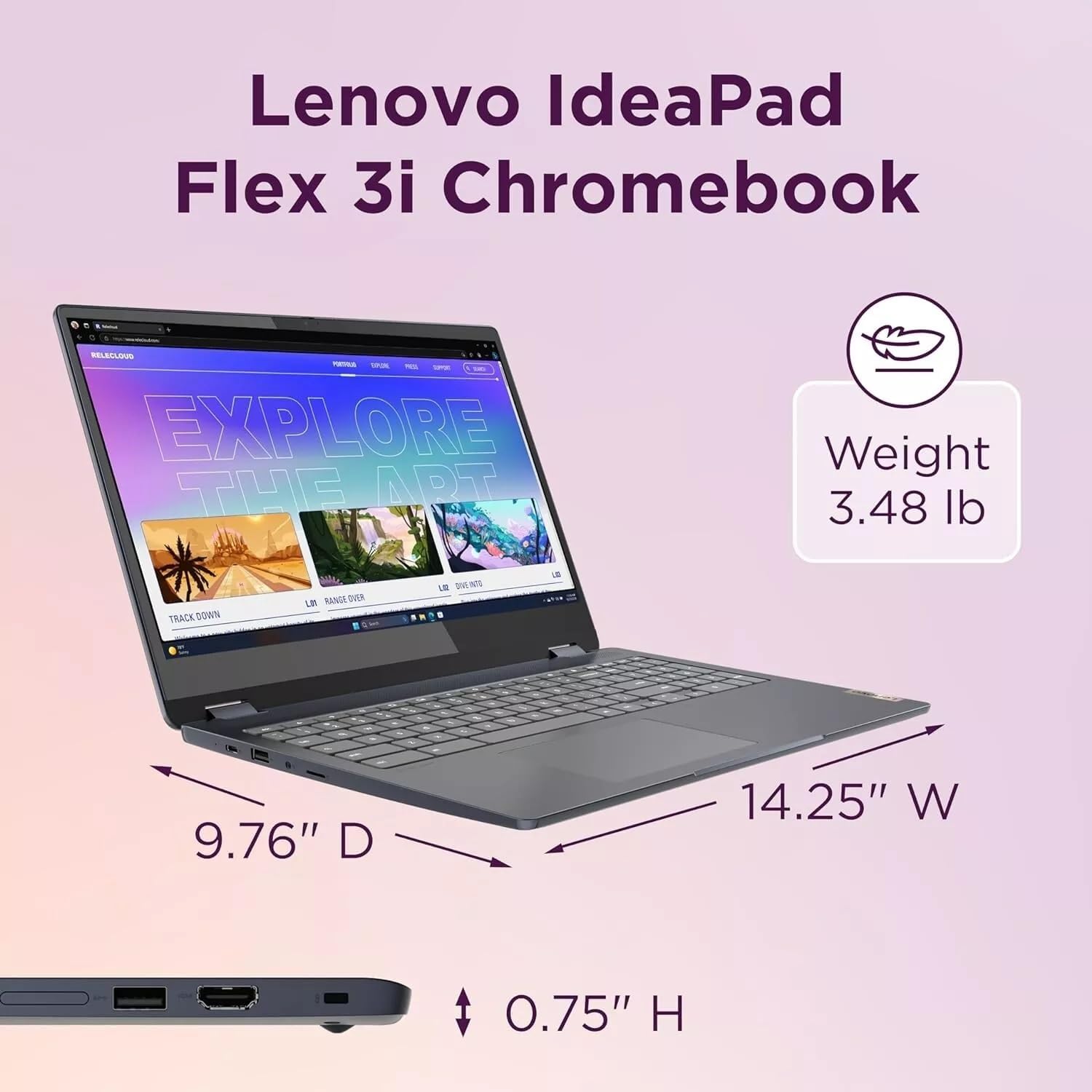 Lenovo IdeaPad Flex 3i Chromebook 2 in 1 15.6