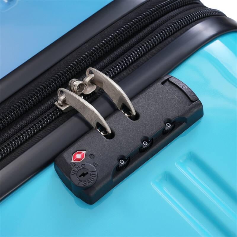 Alt View 8. HTUTWOO - Hardshell Luggage Sets 3 Piece Expandable Suitcase - PC Material, Spinner Wheels, TSA Lock, 25% Expandable, 20"/24"/28" - Blue+Red.