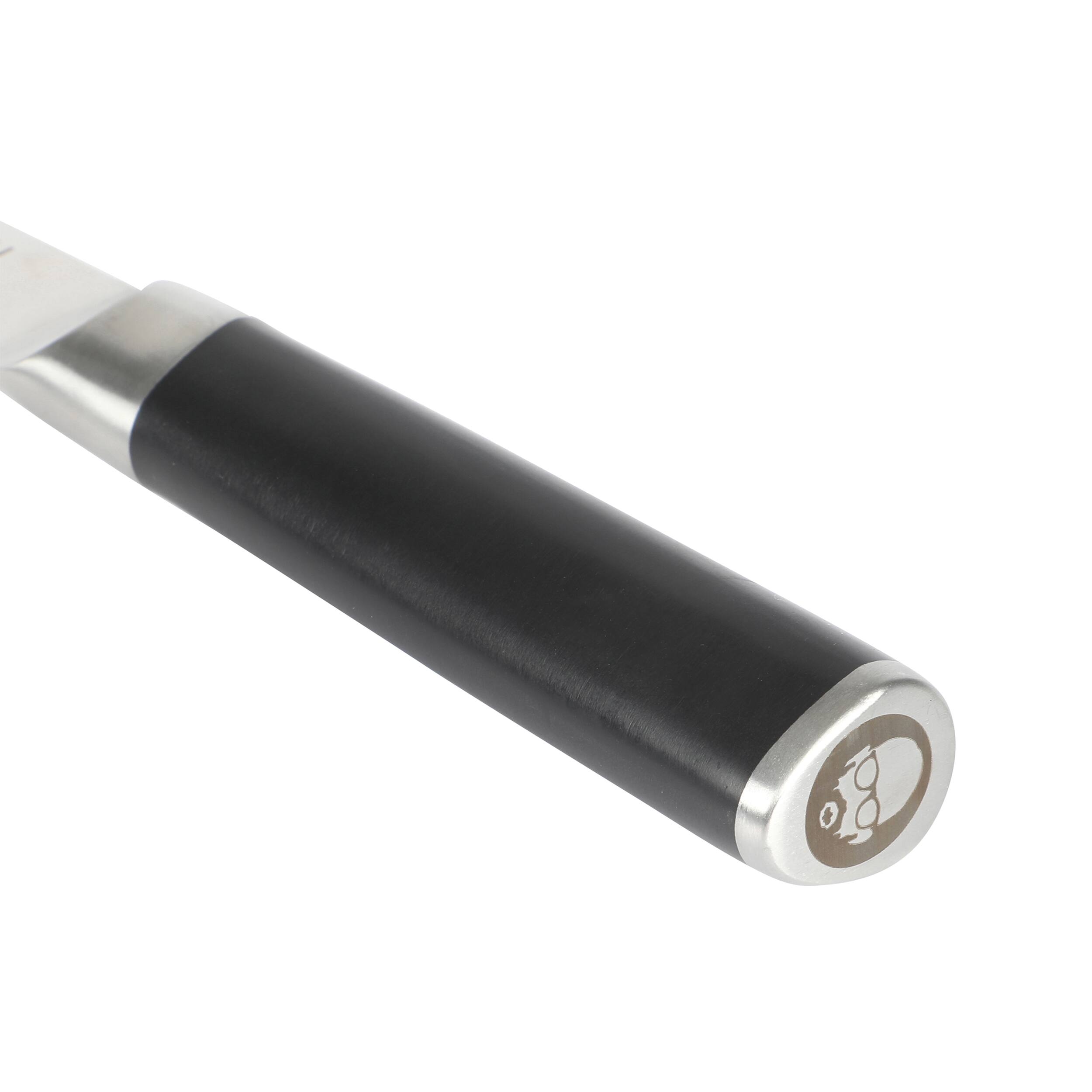 Alt View 2. Babish - Babish 12 Inch High-Carbon Stainless Steel Full Tang Super Slicer in Black - Black.