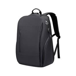 Circus Cirle - High-Quality Nylon Fabric Laptop Backpack - Black