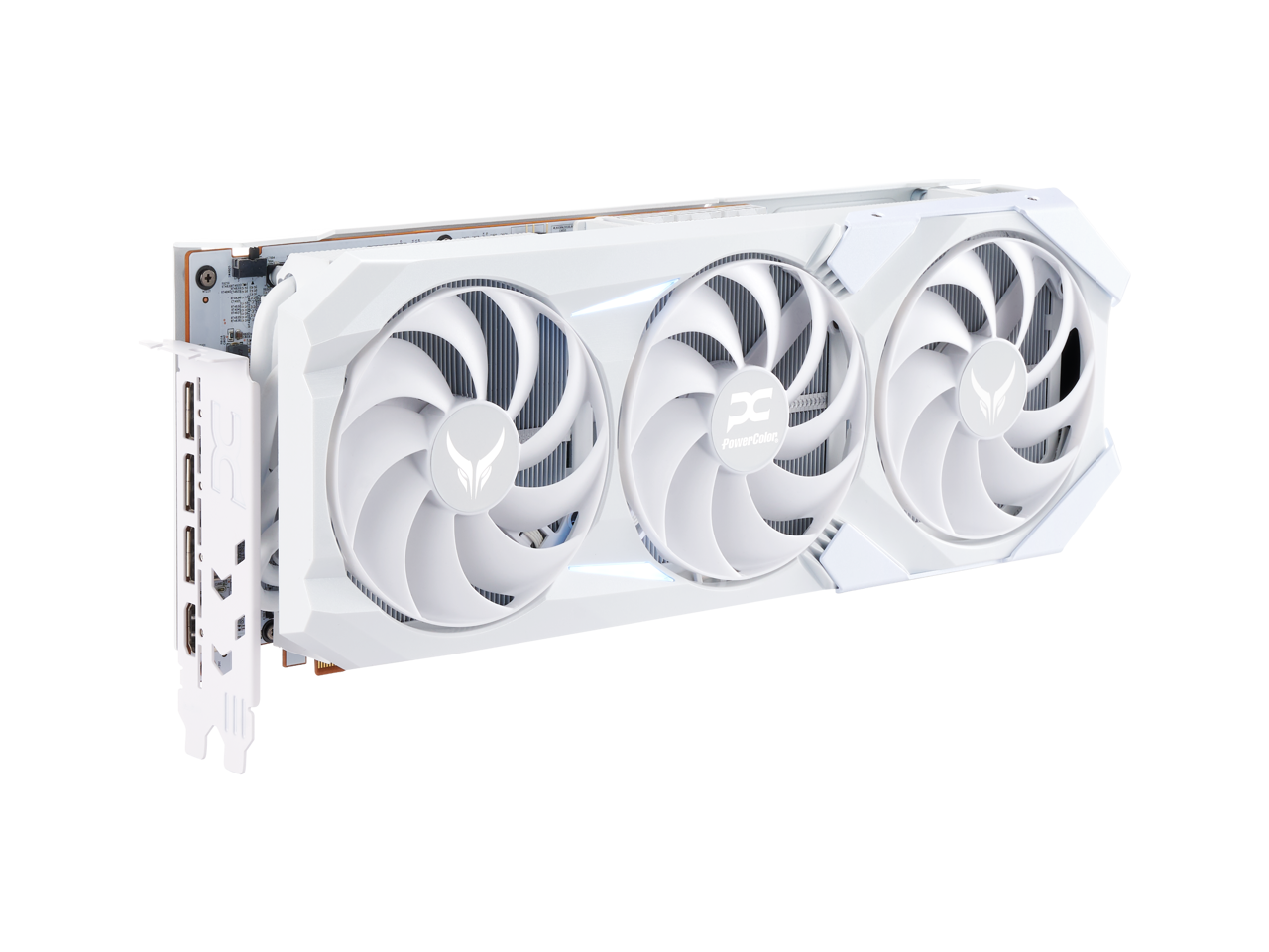 Alt View 1. PowerColor - PowerColor RED DEVIL Radeon RX 9070 XT 16GB GDDR6 PCI Express 5.0 x16 Graphics Card RX9070XT 16G-E/OC/WHITE.