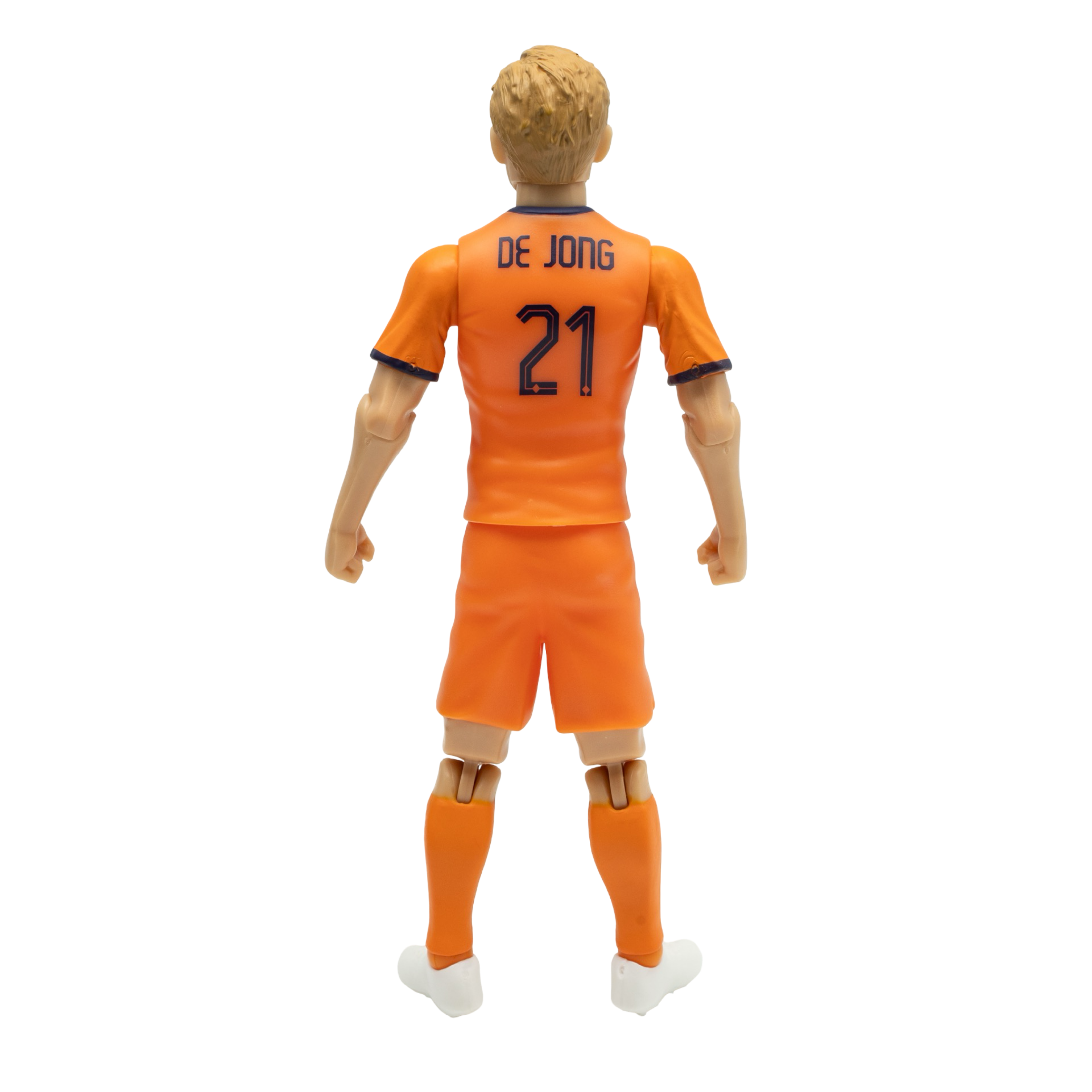 Alt View 1. Banbo Toys - Banbo Toys SOCKERS Netherlands National Frenkie de Jong 8" Collectible Soccer Action Figure.