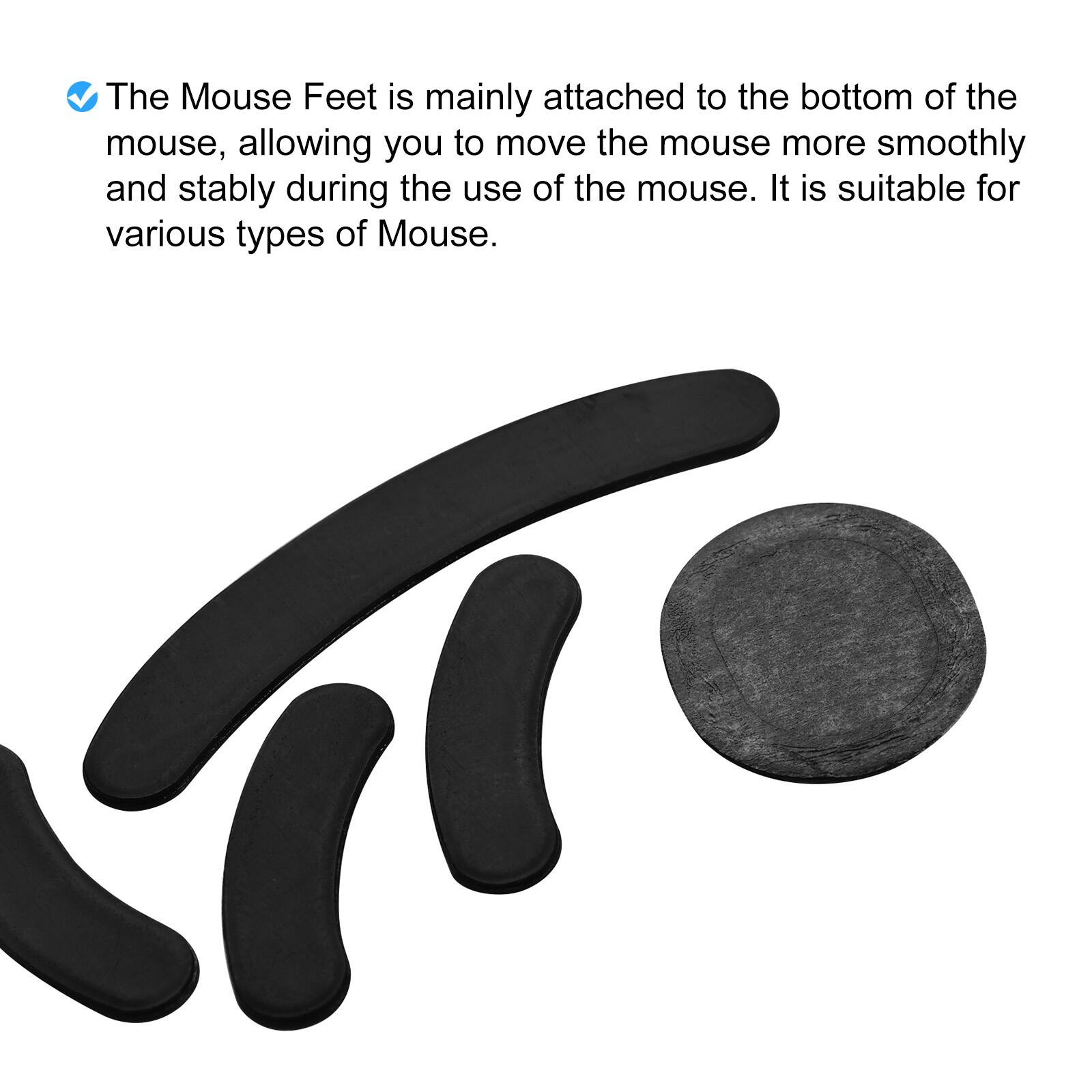 The Mouse Feet is mainly attached to the bottom of the mouse, allowing you to move the mouse more smoothly and stably during the use of the mouse. It is suitable for various types of Mouse.