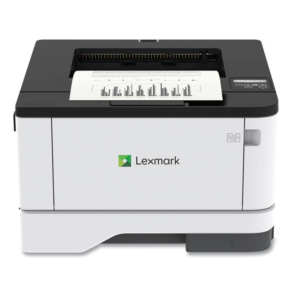Left. Lexmark - 29S0050 MS431dn Laser Printer - Black/Silver.