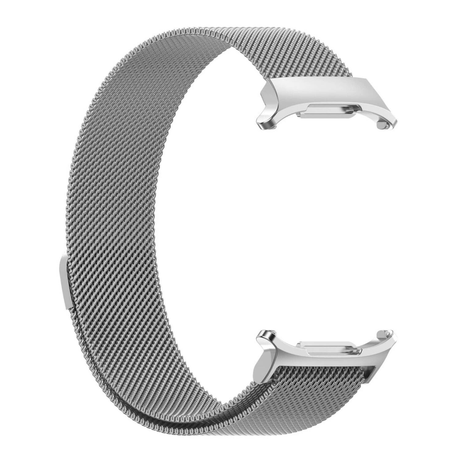 Angle. Stock Preferred - Mesh Stainless Steel Band for Samsung Galaxy Watch Ultra 47mm - Grey - Grey.