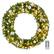 Front. Winado - 60in Pre-lit Artificial Christmas Wreath Outdoor with LED Lights for Holiday Decoration - Light Green.