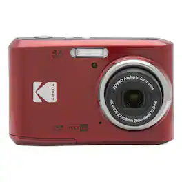 Kodak - PIXPRO FZ45 16.4 Megapixel Compact Camera - Red