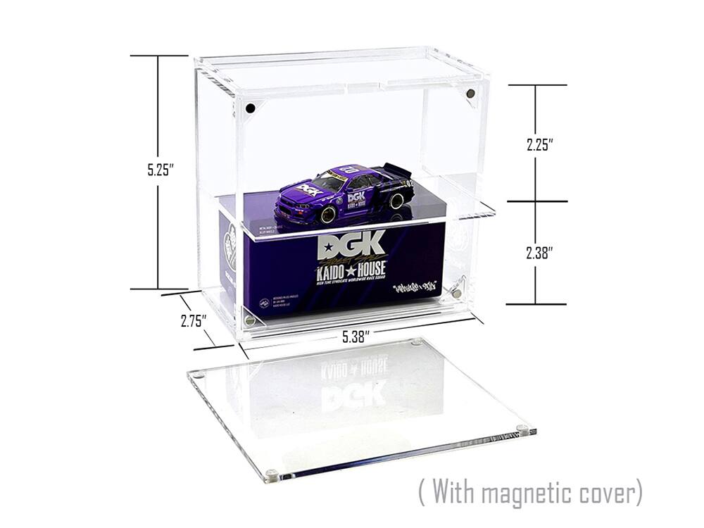 5.25"  
50 DGK DGK  
2.25"  
DGK KAIDO HOUSE BACK SUGAR  
2.38"  
2.75"  
5.38" KAIDO 2 pck  
WENNI  
(With magnetic cover)
