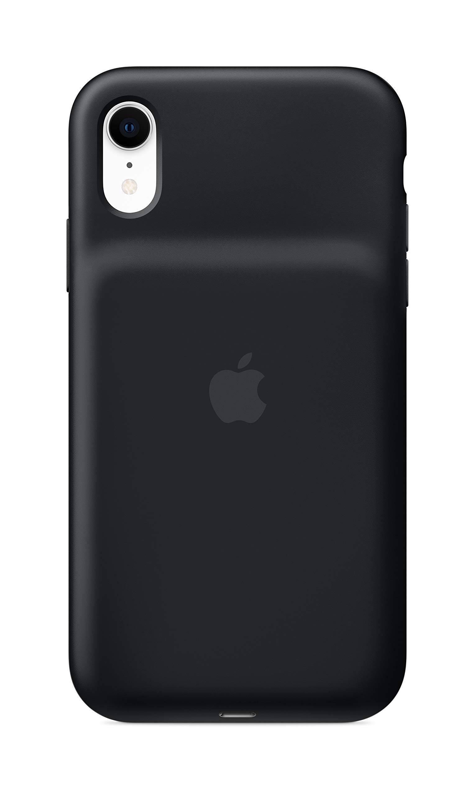 Alt View 4. Apple - Apple Smart Battery Case (for iPhone XR) - Black - Black.