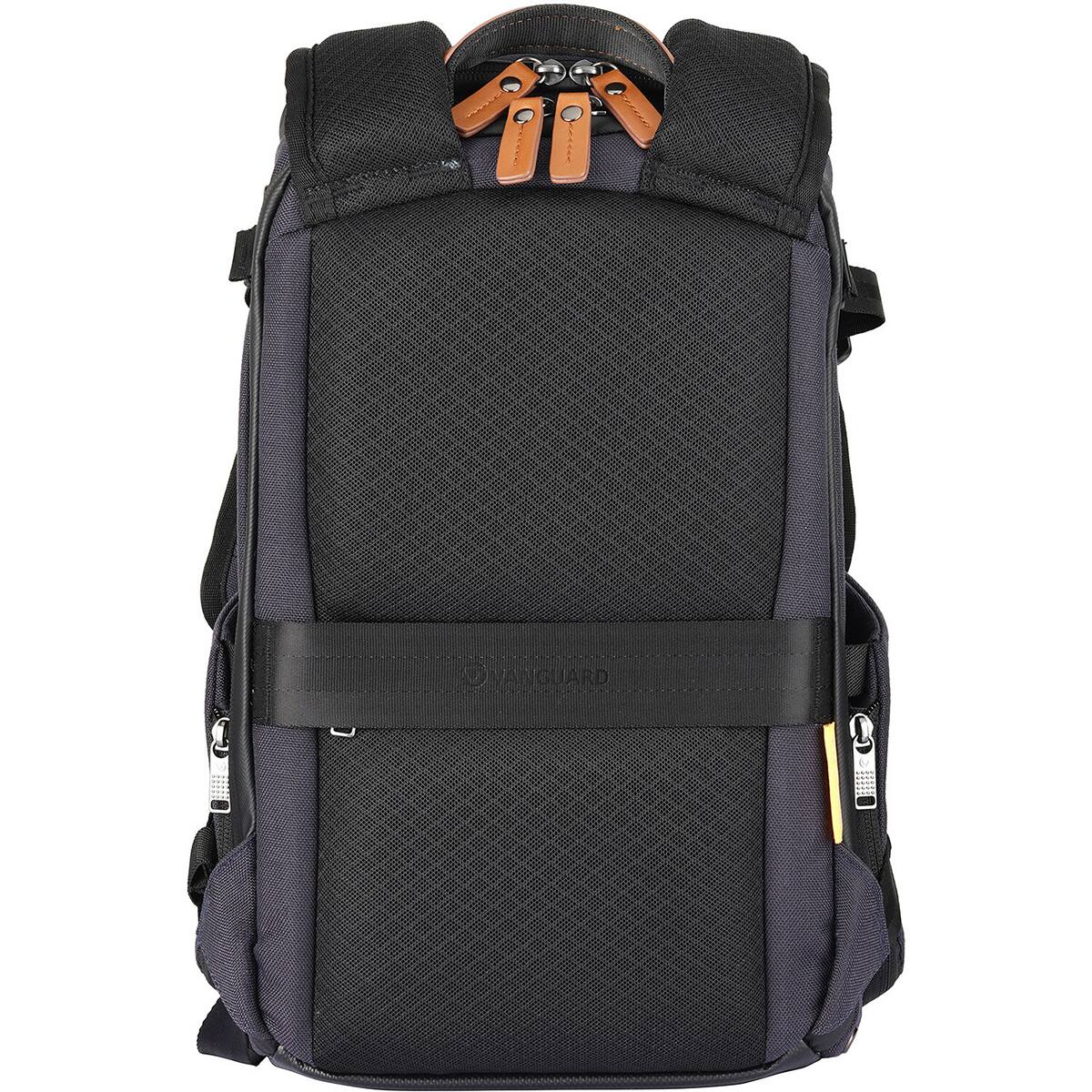 Alt View 5. Vanguard - Vanguard VEO City B37 12L Camera Backpack with Pouch - Navy.