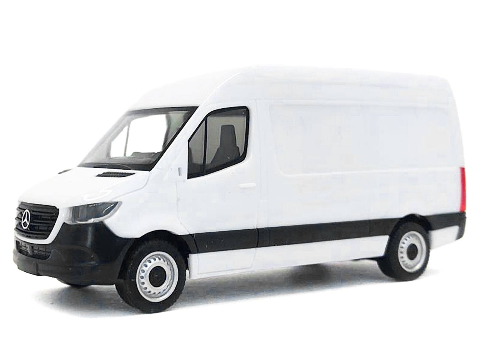 Alt View 1. Promotex - 2018 Mercedes-Benz Sprinter Van White 1/87 (HO) Scale Plastic Model Car by Promotex.