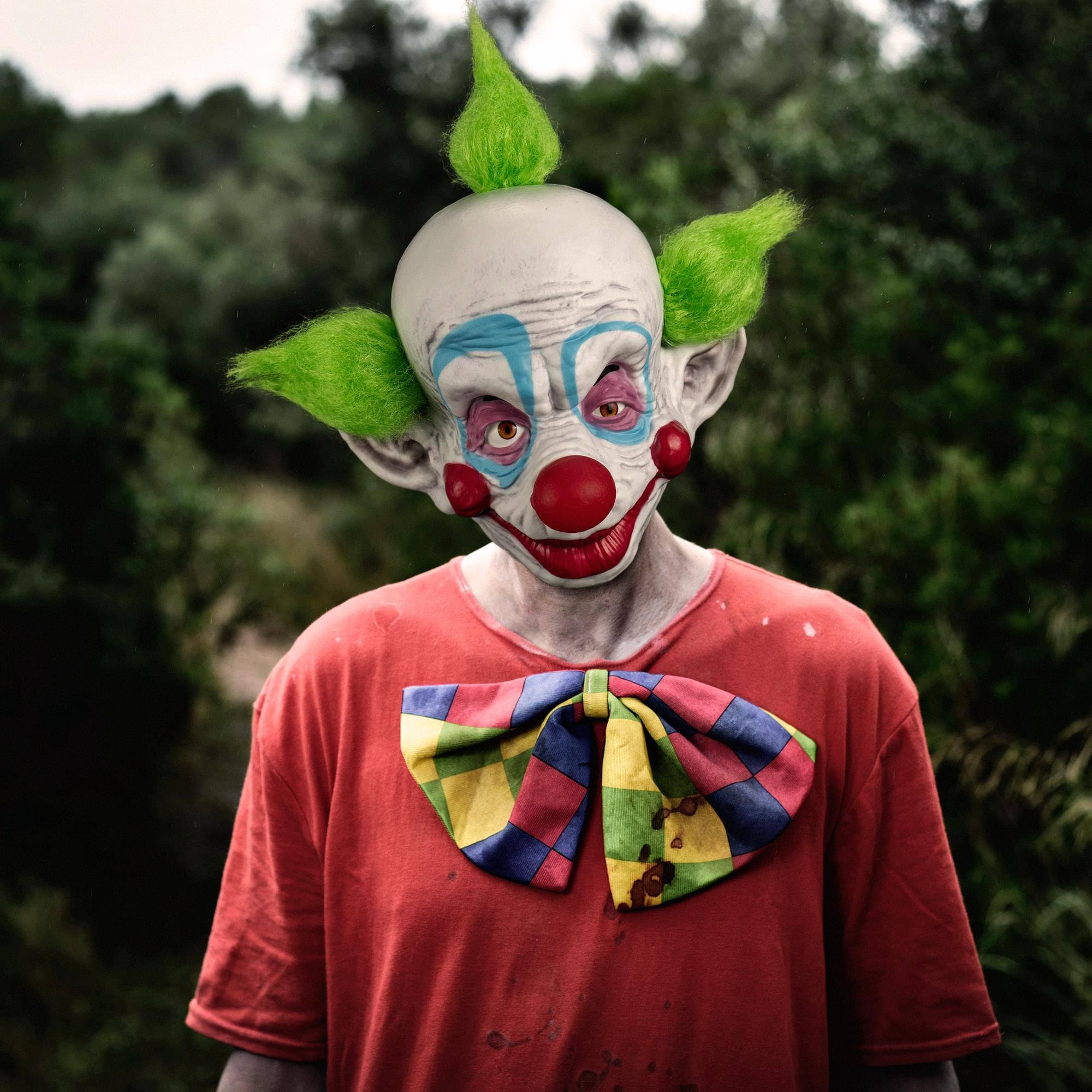 Alt View 3. Trick or Treat Studios - Killer Klowns From Outerspace Shorty Adult Deluxe Injection Mask - Multi-Colored.