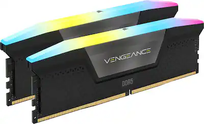 CORSAIR VENGEANCE RGB 32GB (2x16GB) DDR5 6000MHz C36 UDIMM Desktop CORSAIR VENGEANCE RGB 32GB (2x16GB) DDR5 6000MHz C36 UDIMM Desktop