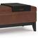 Alt View 13. Simpli Home - Oregon Storage Ottoman Bench with Tray - Distressed Saddle Brown.