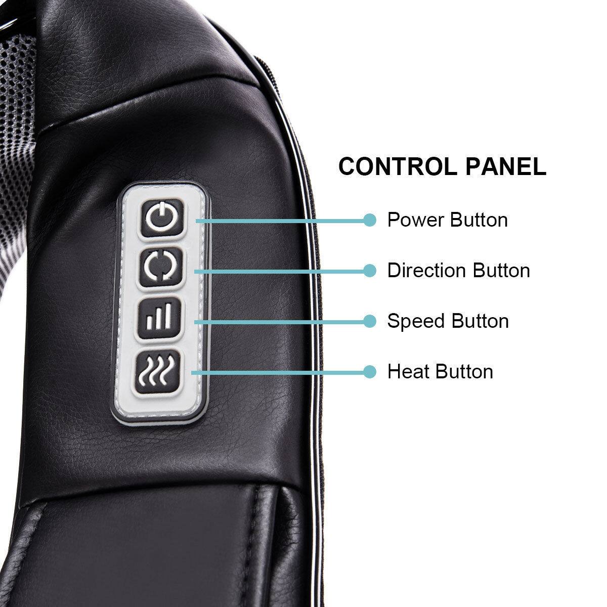 CONTROL PANEL

- Power Button
- Direction Button
- Speed Button
- Heat Button