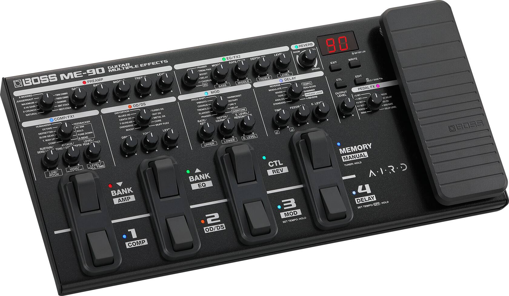 GUITAR EFFECTS BOSS ME-90 PREAMP TREE LEV MID A- - COMBO x MODDED THEED CONBR JUGGERNAUT CAKAK MAXIMUM BNT ESACK OD/DS GAIL STACK NC TUNBO aS HOMUR-X DISTORTION NATURAL RLAT as BLUES DC DS COMP/FX1 00 METAL CENTR CORE PEEDSACKER T-SCREAM MLFF POCE HUMAHIZER NC SIM OVEGIIVE OCTAVE SOLO BOOST LEV DEPRET TUNE DOWN TOM SLOW GEAR DRP UP R-REN WAHT LEVEL TO COMP ATTACK PEAK T SUSTAIN/ TONE SENS-- LEVEL/ TIME HIGH! TC TALL LOW/ mida PITCH BANK AMP 1 COMP RGOM REVERB ML4 8.8 NATTVEN Les LEVE EQ/FX2 DEPTH WRITE RATE/Y EXIT PHAGER MOD THEM/PAN SPRING BOOST LEVEL DELAY EDIT CHORUS TREBLE DELAY CTL ND MAL AAAY MIDDLE TEMPO BASS REVENSE TERA ECHO PEDAL FX MOGULATE Mn MOD WINM PHRASEL OUTPUT PAAT LEVEL SCT WEH SHFT H