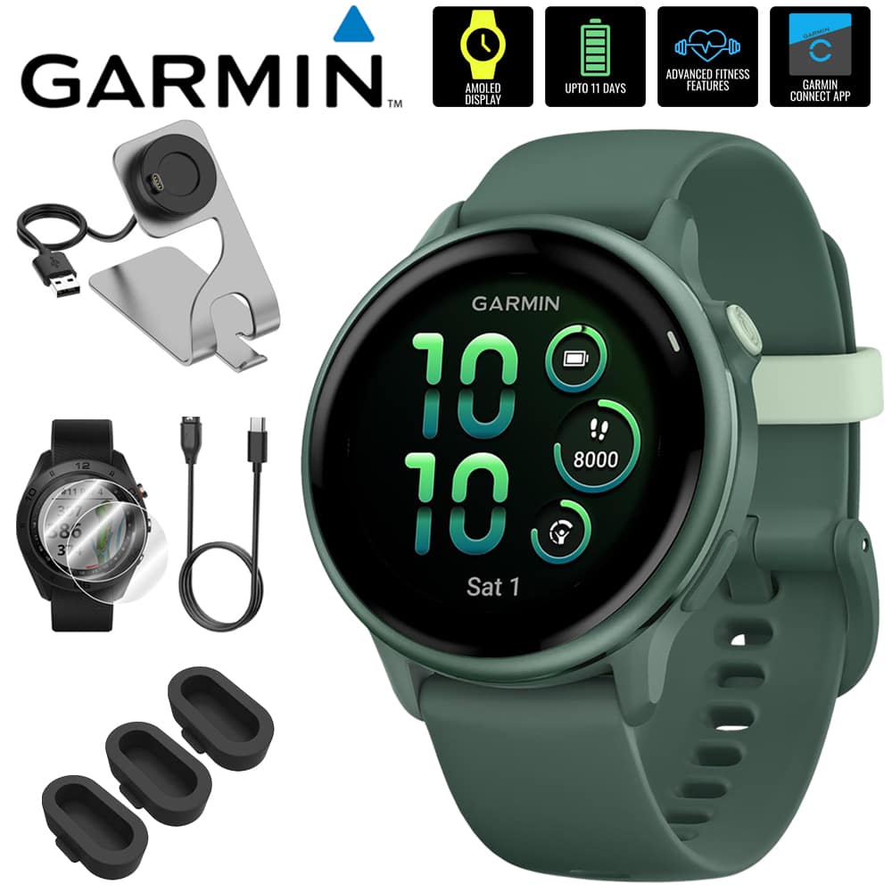 GARMIN™

- AMOLED DISPLAY
- UPTO 11 DAYS
- ADVANCED FITNESS FEATURES
- GARMIN CONNECT APP

GARMIN 8000

Sat 1