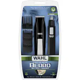 Wahl - Cordless Beard Trimmer with Ear Nose and Brow Trimmer - Multi Purpose Grooming Kit -