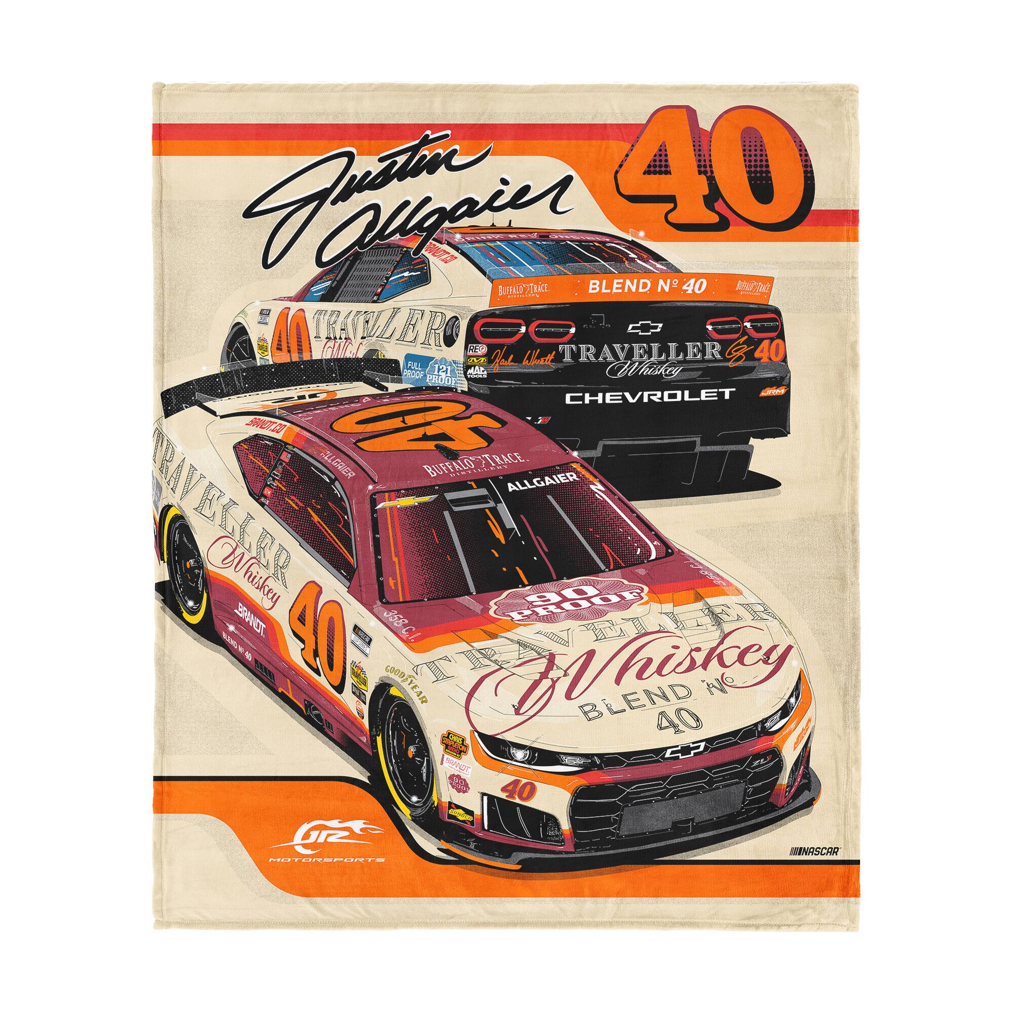 Northwest - Justin Allgaier Traveller Whiskey 50" x 60" Silk Touch Throw Blanket - Multicolor