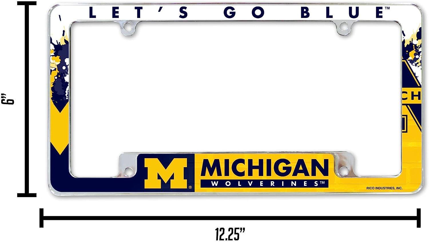 LET'S GO BLUE™  
MICHIGAN WOLVERINES™  
RICO INDUSTRIES, INC.  
12.25"