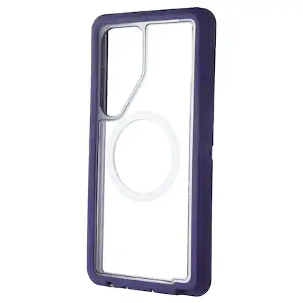 Front. OtterBox - OtterBox Defender Pro XT Series w/ Magnets for Samsung Galaxy S25 Ultra - Purple - Purple.