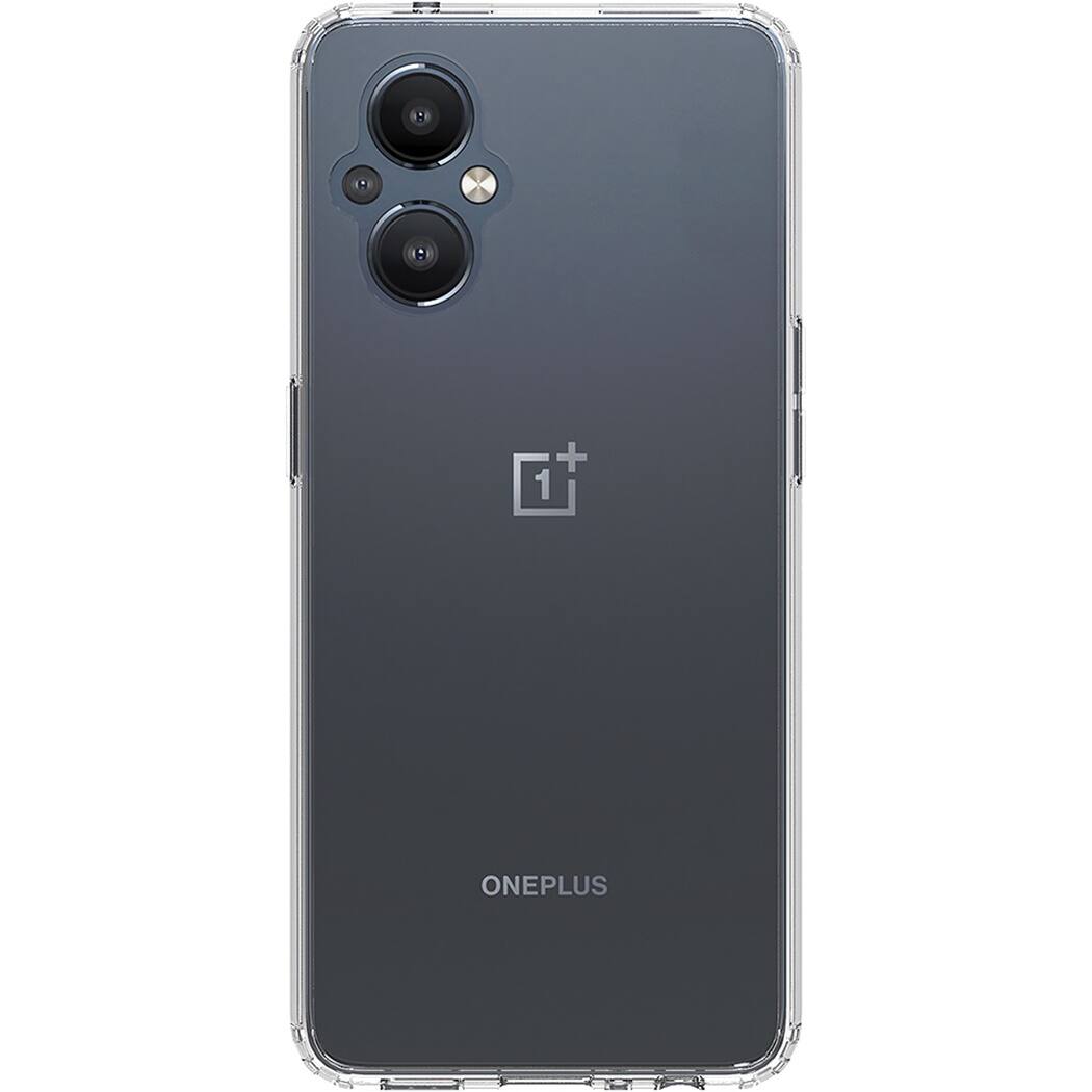 Front. SaharaCase - Hybrid-Flex Hard Shell Series Case for OnePlus Nord N20 5G - Clear.