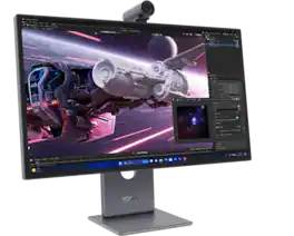 Lenovo - Yoga Pro 27UD-10 27-inch OLED 4K 120Hz Webcam Monitor - Eclipse Black