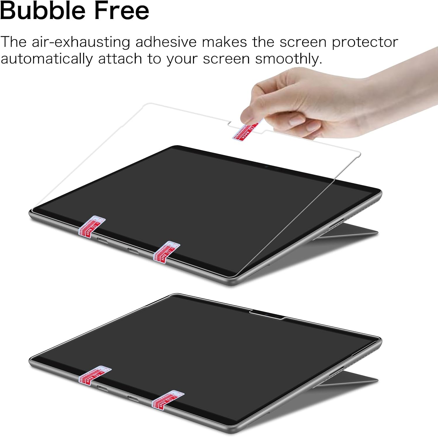 Bubble Free

The air-exhausting adhesive makes the screen protector automatically attach to your screen smoothly.