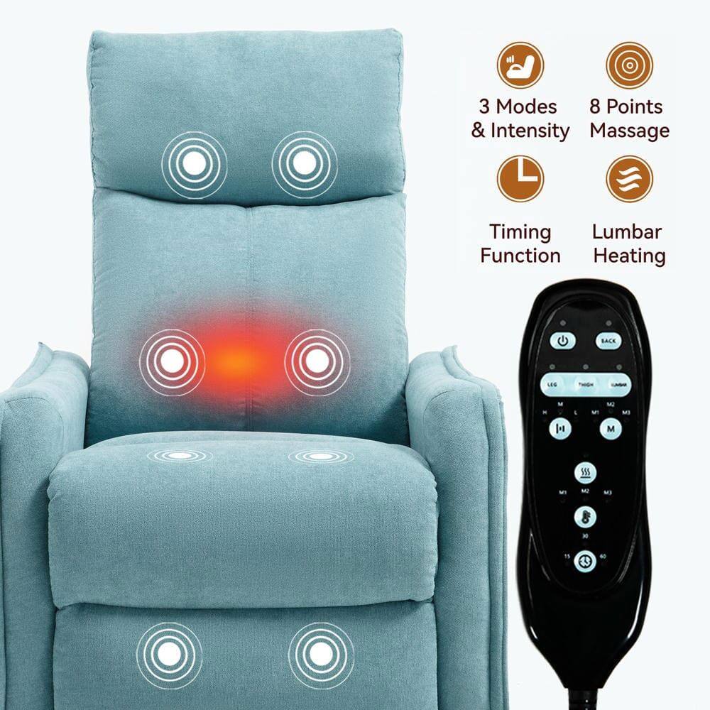 3 Modes & Intensity  
8 Points Massage  
Timing Function  
Lumbar Heating