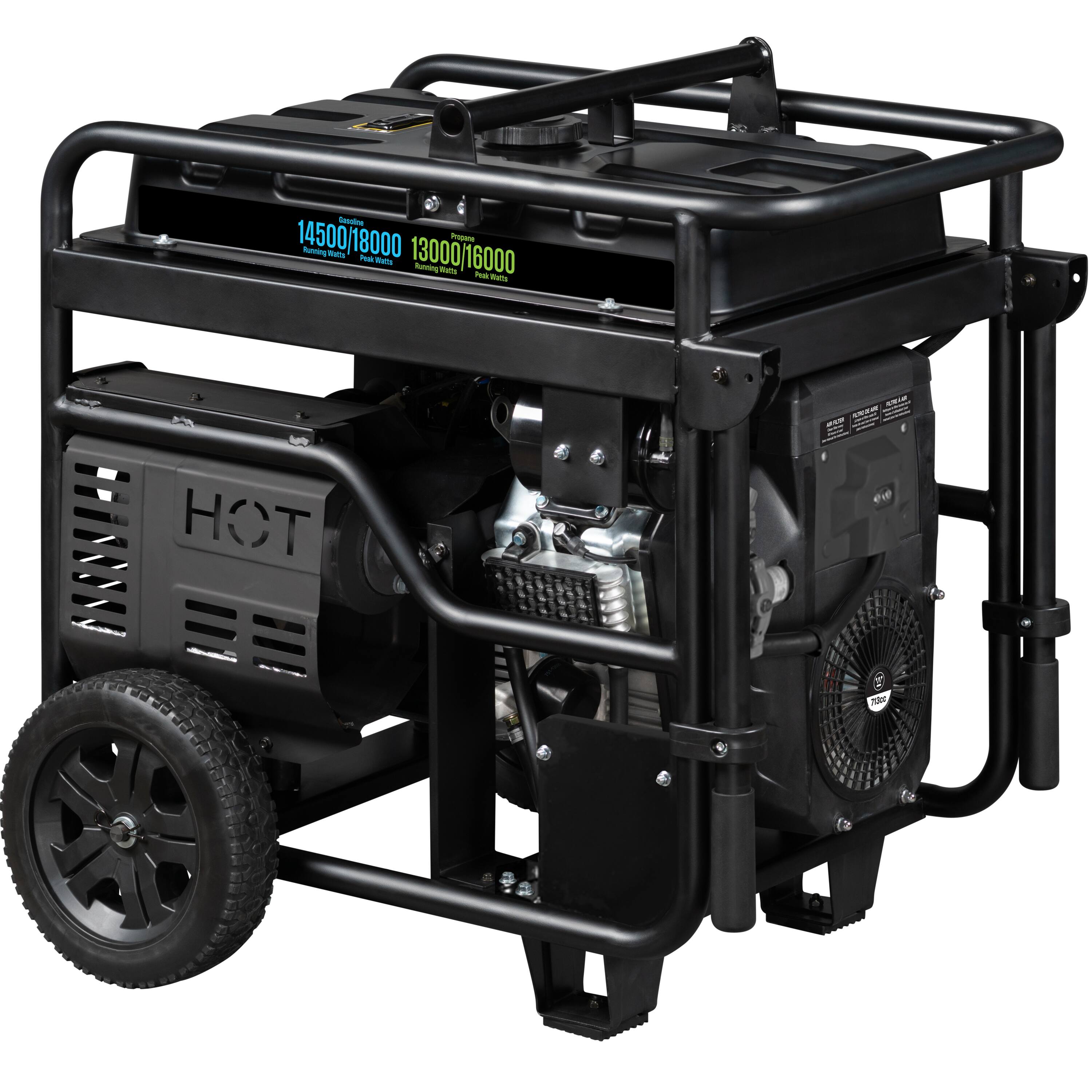 - 14500/18000 Propane Running
- 13000/16000
- HOT