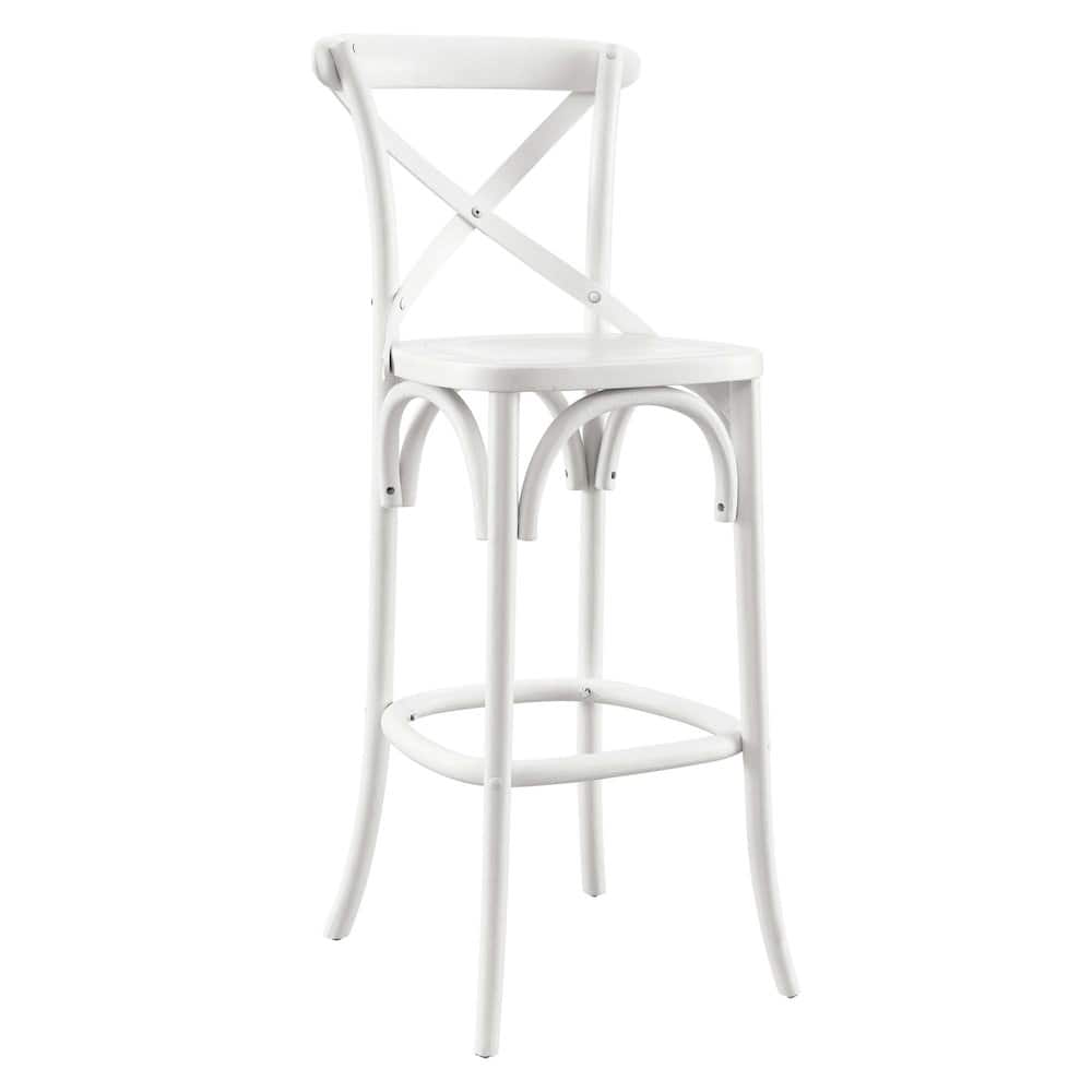 Modway - Gear Bar Stool - White