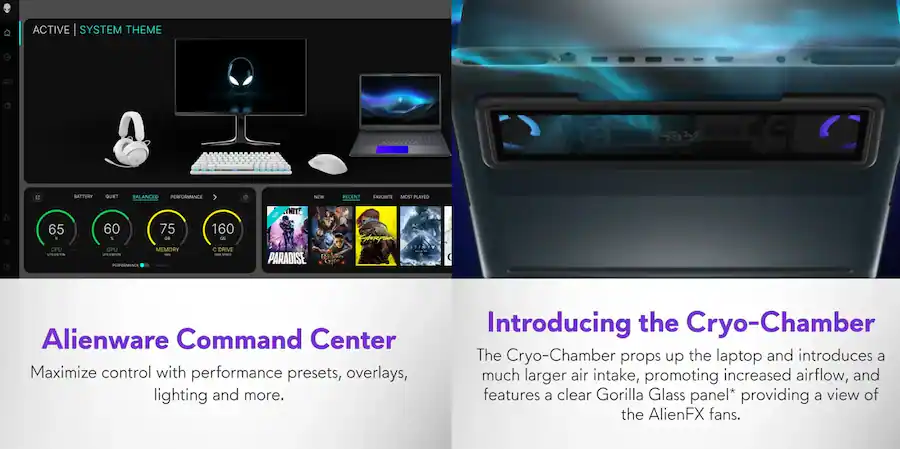 Alienware 18 Area 51 Gaming Laptop (Ultra 9 275HX, 32GB, 2TB PCIe SSD ...
