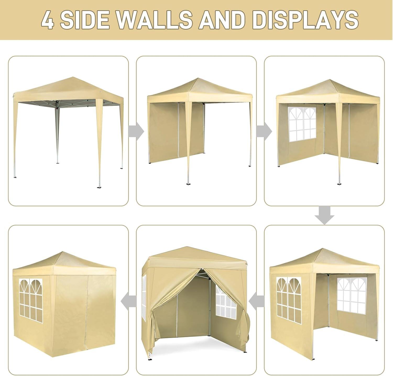4 SIDE WALLS AND DISPLAYS
